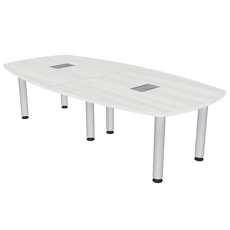 Skutchi Designs 45 in W, 96 in L, 29 in H, Engineered Wood Top, White H-ABOT-46X93-PT-WC-EL